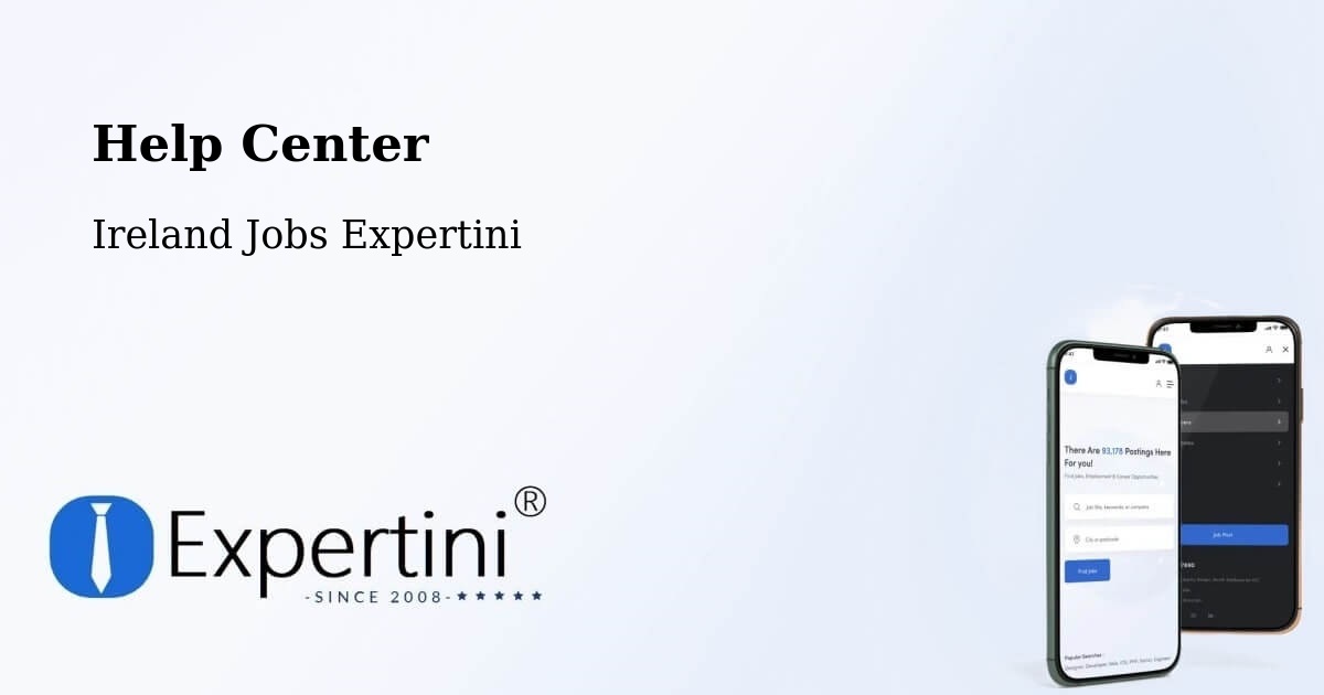 Help Center – Cork - Ireland Jobs Expertini